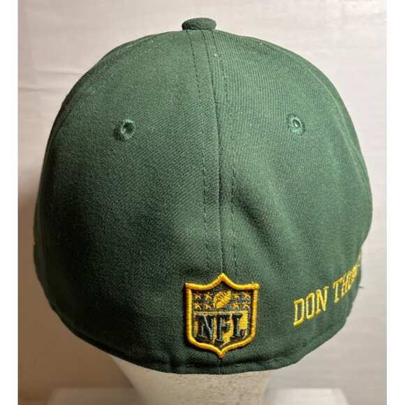 Green Bay Packers New Era 59FIFTY Fitted Hat Embroidered Cap Sz 7 READ - Picture 6 of 14